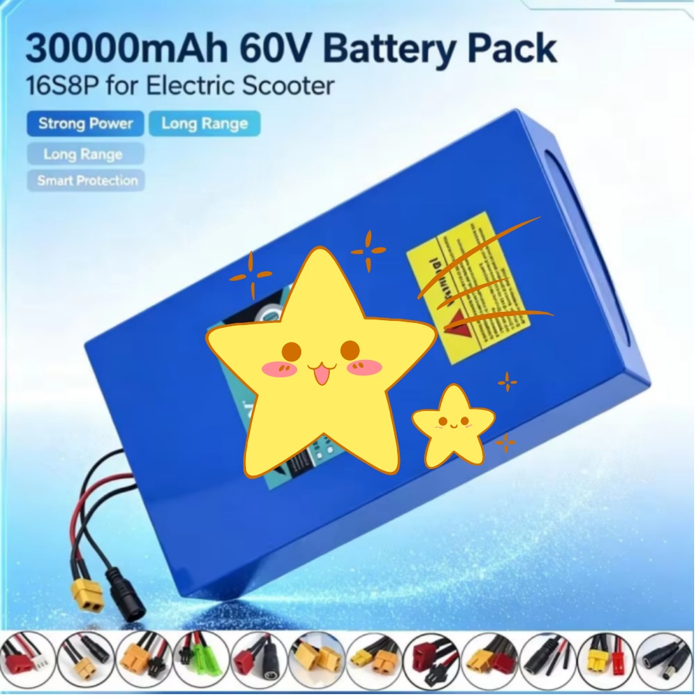16S8P 1000W～3000W 60V 30Ah 高出力 - 60V 30Ah Electric Scooter Battery のレビューと価格