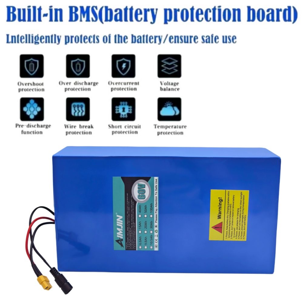 16S8P 1000W～3000W 60V 30Ah 高出力 - 60V 30Ah Electric Scooter Battery のレビューと価格