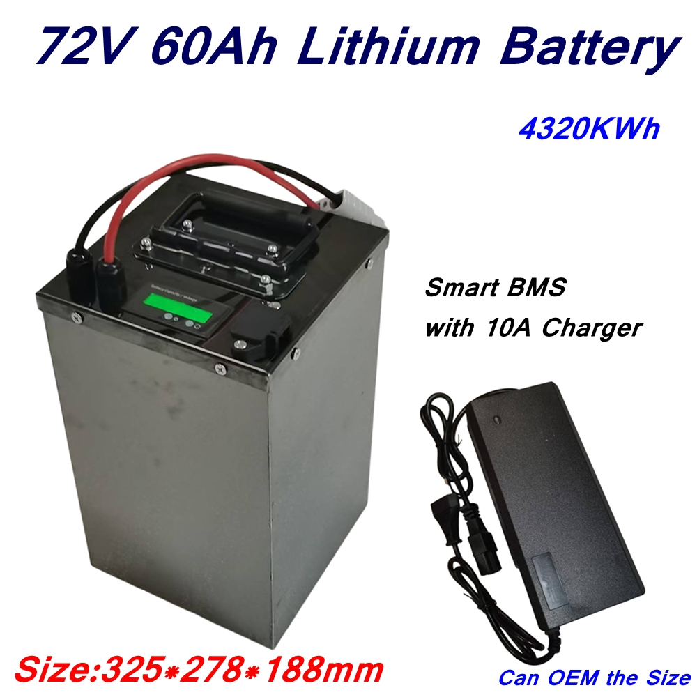 20S 72v 60Ah リチウムイオンリチウムポリマーバッ - 72V 60Ah Lifepo4 Battery Pack のレビューと価格